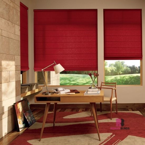 Office Roman Blinds In Dubai