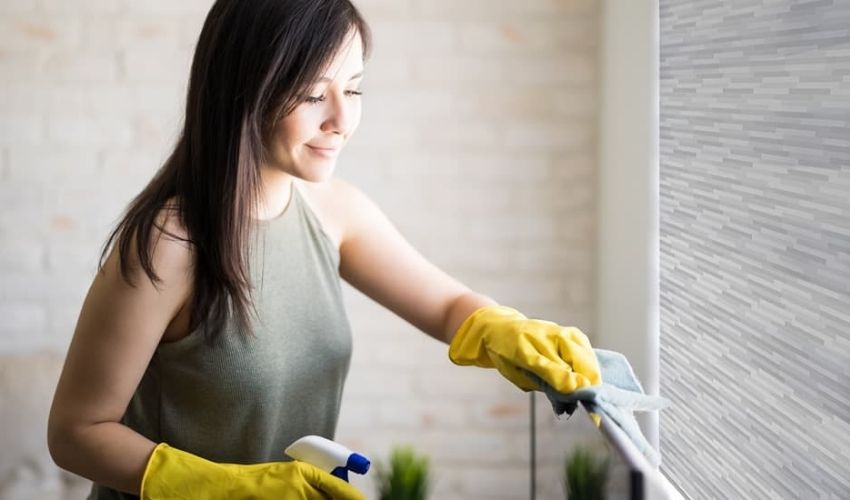 Mould Cleaning on Roller Blinds