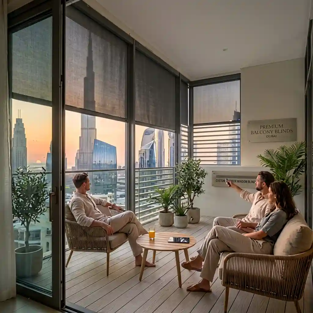 Premium Balcony Blinds Dubai | Custom Outdoor Window Blinds - Image 2