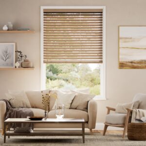 Real & Faux Wood Bedroom Blinds