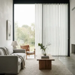Toledo Crisp White Vertical Blind Dubai
