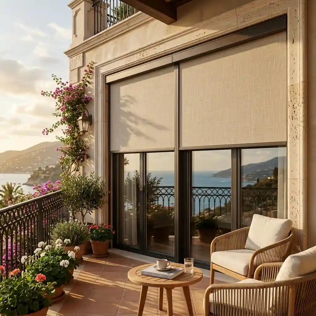 Villa Balcony Roller Blinds | Elegant Outdoor Window Coverings Dubai - Image 2