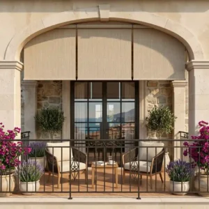 Villa Balcony Roller Blinds | Elegant Outdoor Window Coverings Dubai