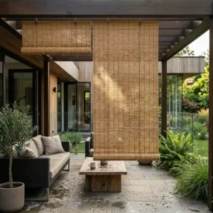 Durable Waterproof Bamboo Blinds | Perfect for Dubai Balconies & Patios