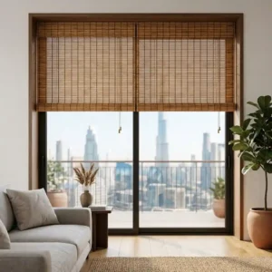 Premium Bamboo Window Blinds in Dubai | Made-to-Measure Wooden Blinds