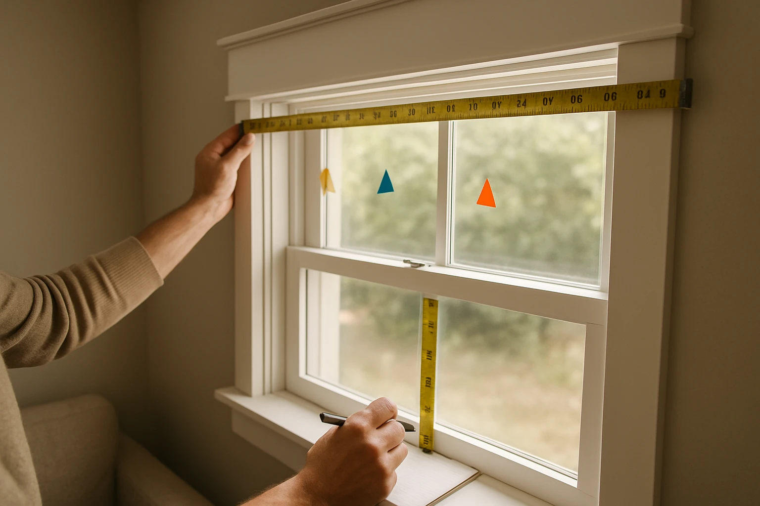 Outside mount roman shades measurements