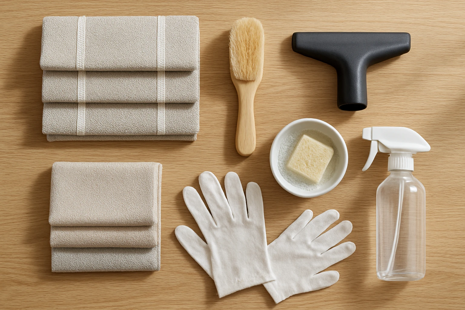 Roman shade cleaning kit