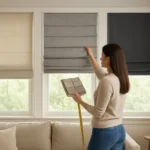 Roman shades fabric style comparison